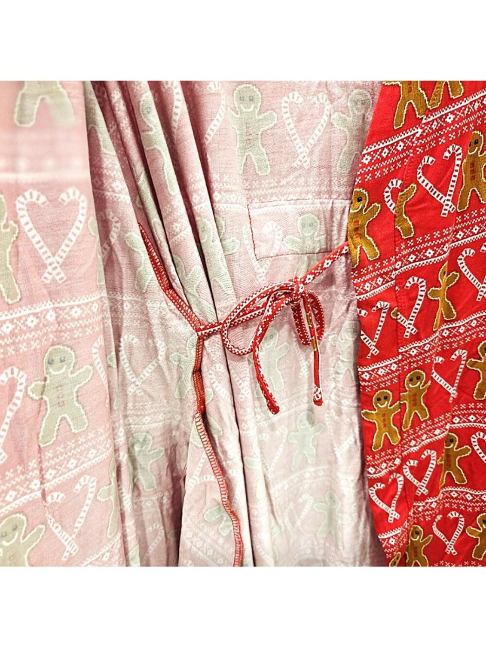 MeUndies NWT Holiday Sweets Fair Isle Robe Gingerbread Men Candy Canes - XL-2X - Picture 8 of 12